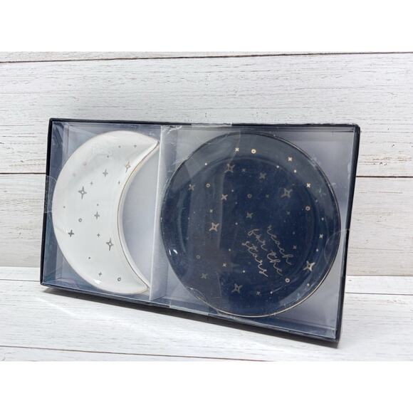 CBE Other - Pair Of Celestial Trinket Dishes 'REACH FOR THE STARS” NEW- GIFT